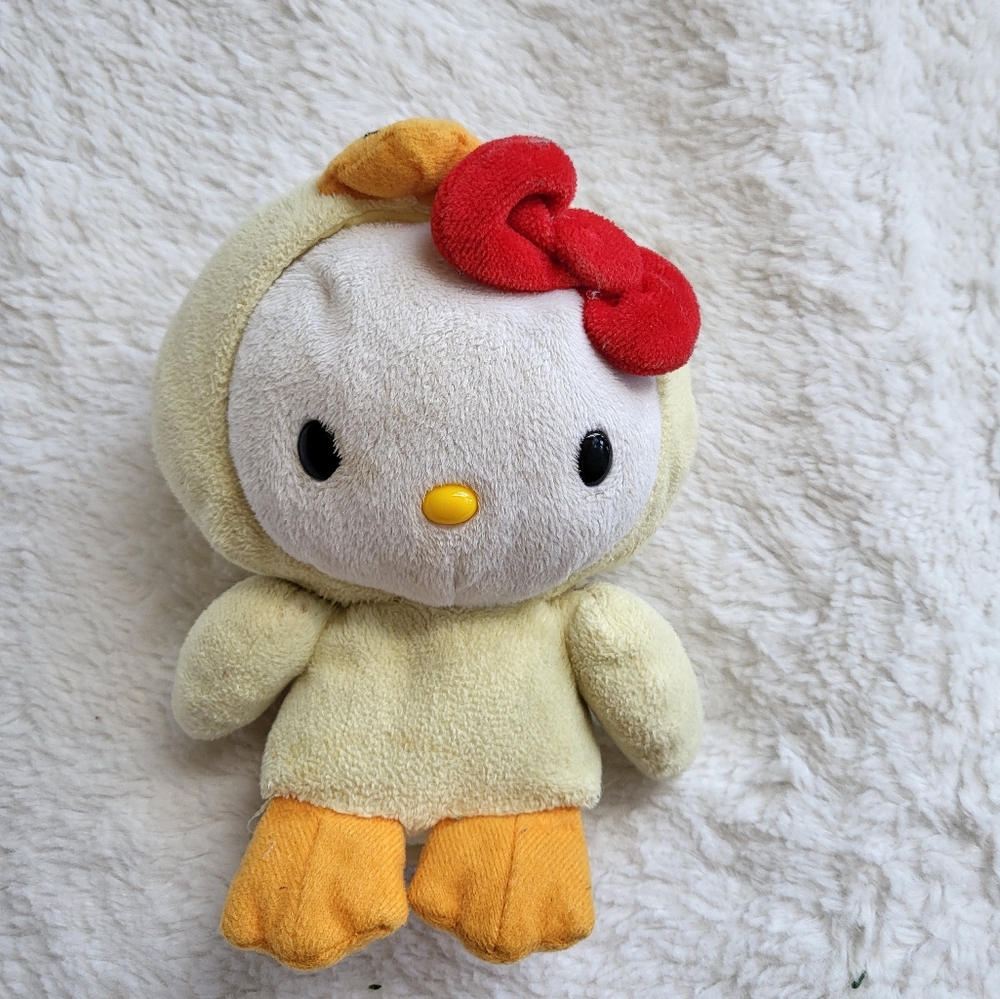 hello kitty sanrio chicken plush